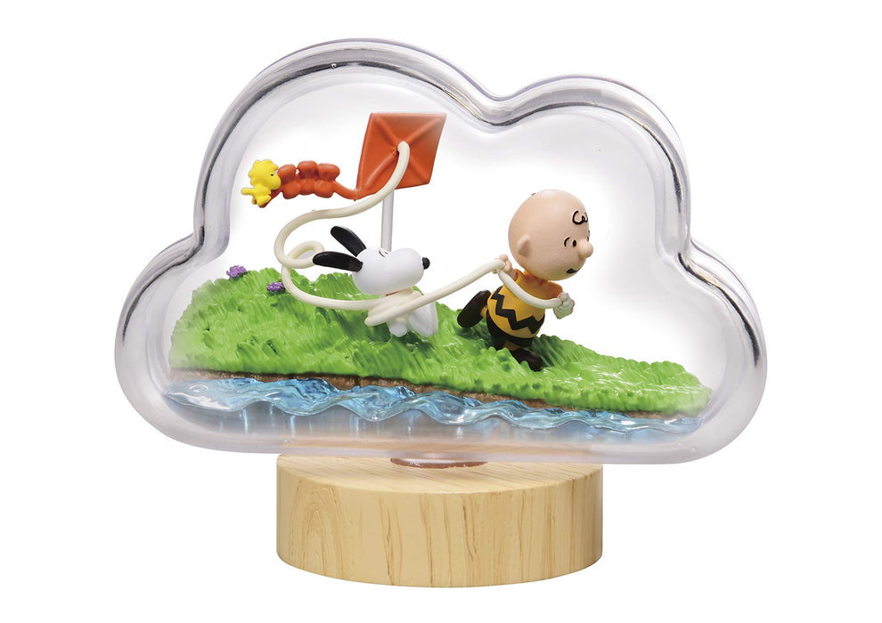 RE-MENT Snoopy Weather Terrarium Boîte de 6 Pièces