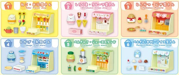 RE-MENT Sumikko Gurashi How Can We Help You? Sumikko Shopkeepers 6 Pcs Complete Box