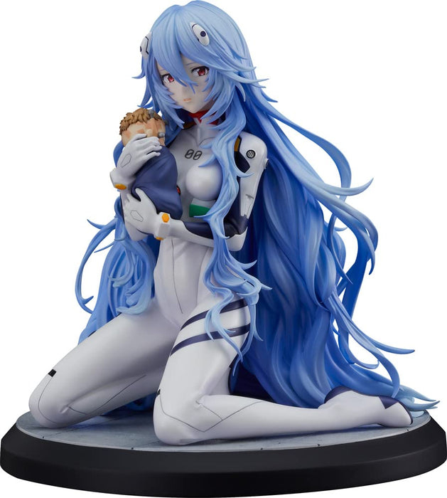 Reconstruction d'Evangelion Rei Ayanami Long Hair Ver. Figurine complète peinte en plastique à l'échelle 1/7