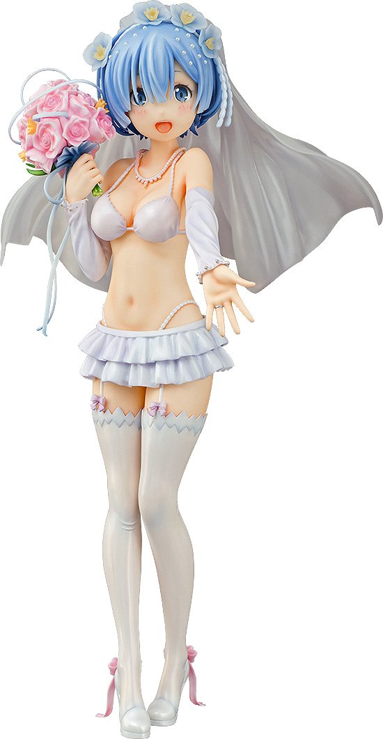 Rem Wedding Ver. Re: Life In A Different World From Zero Pre-Painted Plastic Figure 1/7 Scale Resale- Japan Figure Store - #1 Bring To You The Best Japanese Goods