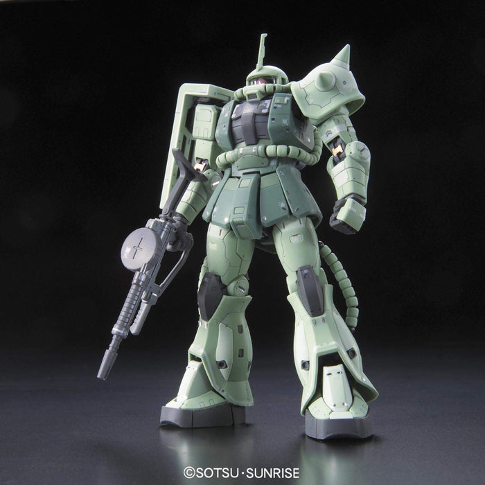BANDAI Rg 04 Gundam Ms-06F Zaku Ii 1/144 Scale Kit