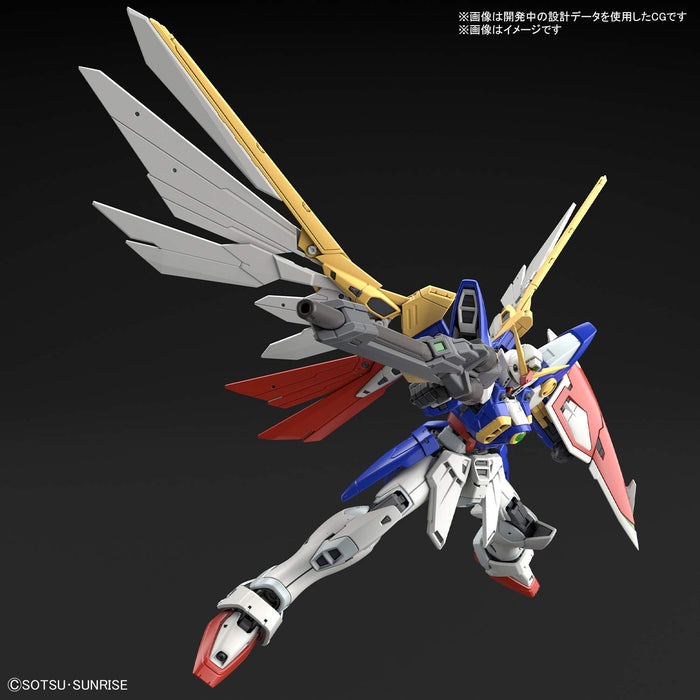 BANDAI Rg 1/144 Wing Gundam Plastikmodell