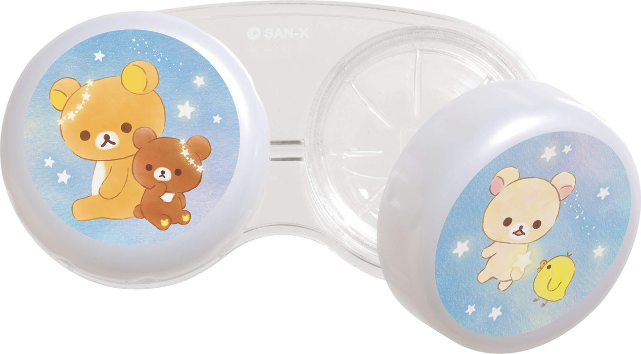 San-X Rilakkuma Starry Night Kontaktlinsenbehälter – kompakt und langlebig