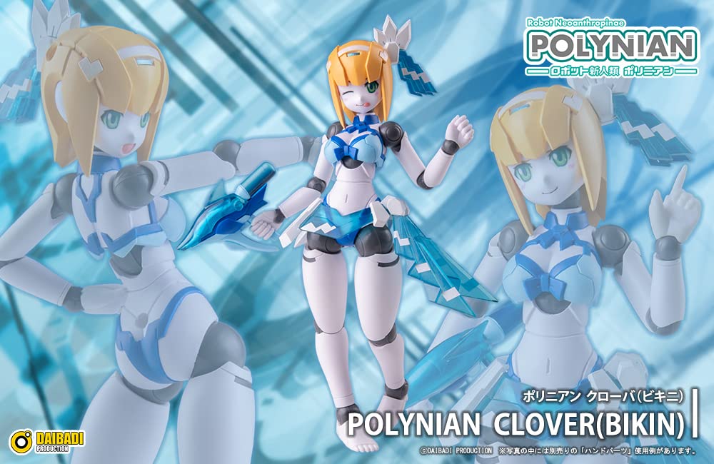 Roboter New Human Polynian Polynian Clover [Bikini] Nicht maßstabsgetreue PVC-ABS-bemalte Actionfigur