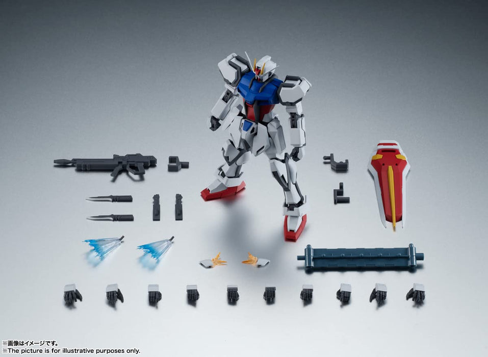 BANDAI Robot Spirits -Side Ms- Gat-X105 Strike Gundam Ver. ANIME-Figur Gundam Seed