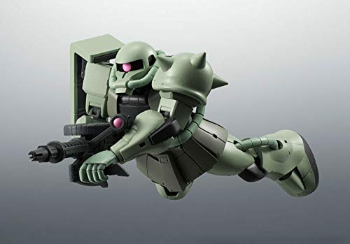 Robot Spirit Mobile Suit Gundam [Side Ms] Ms-06 Mass-Produced Zaku Ver. Anime Approximately 125Mm Abs Pvc Pre-Painted Movable Figure