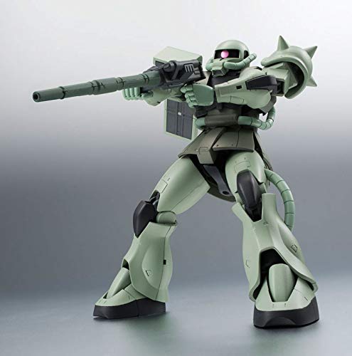 Robot Spirit Mobile Suit Gundam [Side Ms] Ms-06 Mass-Produced Zaku Ver. Anime Approximately 125Mm Abs Pvc Pre-Painted Movable Figure