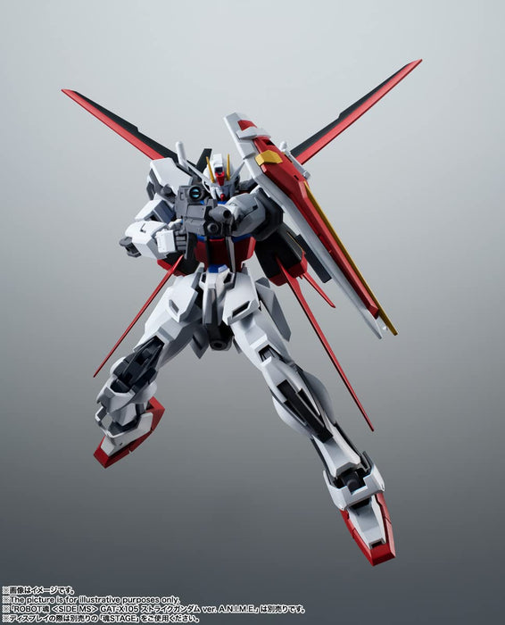 BANDAI Robot Spirits Side Ms Aqm/E-X01 Aile Striker et ensemble de pièces d'effet Ver. Graine de Gundam ANIME