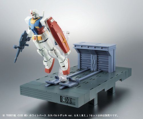 Robot Spirits Side Ms Gundam Blanc Base Cataplut Deck Ver Anime Bandai