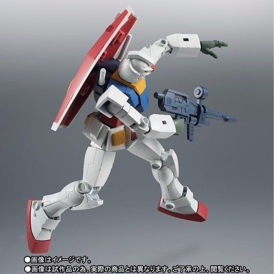 Robot Spirits Side Ms Rx-78-2 Gundam Ver Anime First Touch 2500 Bandai