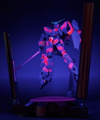 Robot Spirits Unicorn Gundam Destroy Mode Glowing Stage Set Action Figure Bandai - Japan Figure