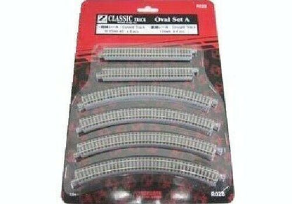 Rokuhan Z Scale Classic Track R028 Oval Set - Japan Figure