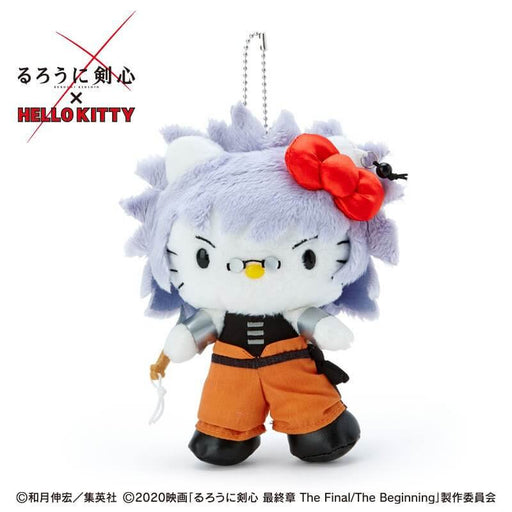 Rurouni Kenshin X Hello Kitty Mascot Holder (Enishi Yukishiro) Japan Figure 4550337828731