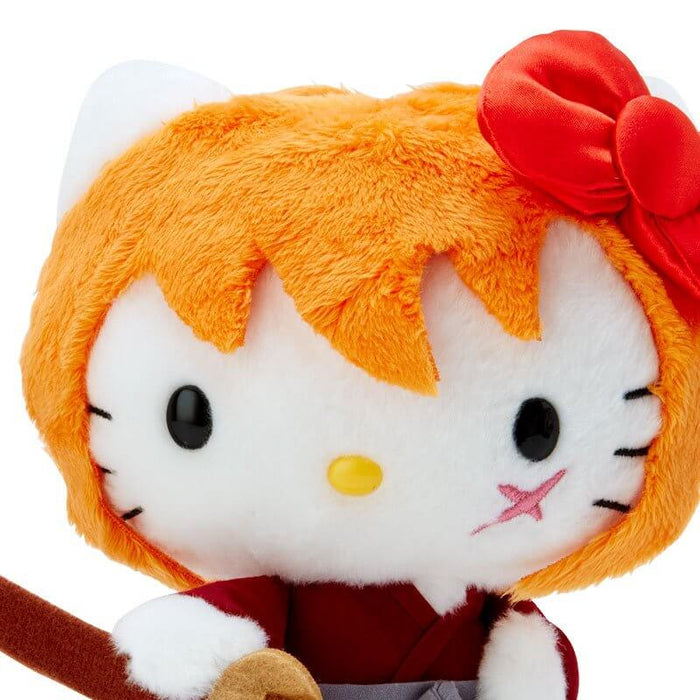 Rurouni Kenshin X Hello Kitty Plush Toy (Himura Kenshin) Japan Figure 4550337828823 2