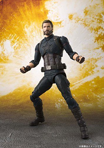 S.h.figuarts Avengers Infinity War Captain America Action Figure Bandai