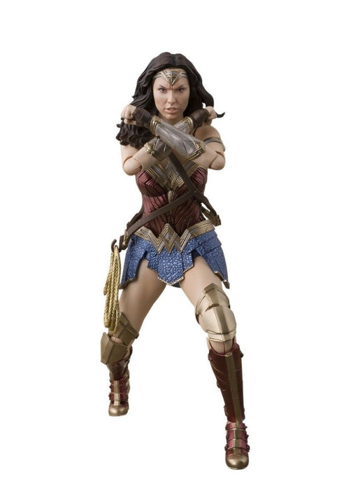 S.h.figuarts Dc Comics Justice Learge Wonder Woman Action Figure Bandai - Japan Figure