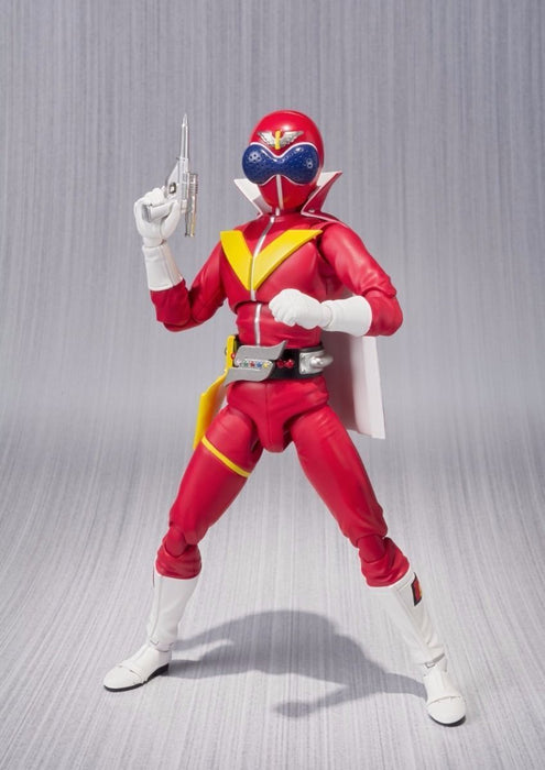 S.h.figuarts Himitsu Sentai Goranger Aka Ranger Action Figure Bandai