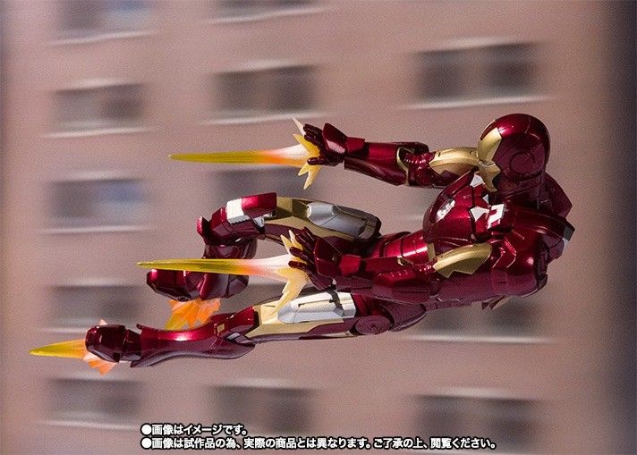 S.h.figuarts Marvel Avengers Iron Man Mark 7 Action Figure Bandai
