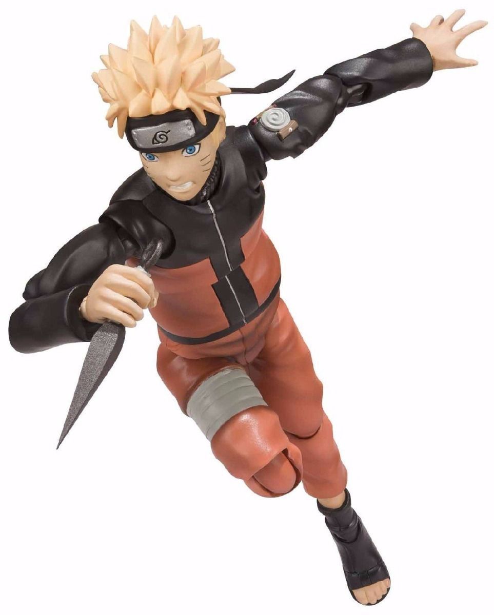 Bandai S.H. outlet Figuarts NARUTO Shippuden Naruto Uzumaki Action Figure NEW Sealed