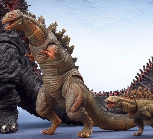S.h.monsterarts Godzilla 2016 The Second Form & Third Form Set Figure Bandai - Japan Figure