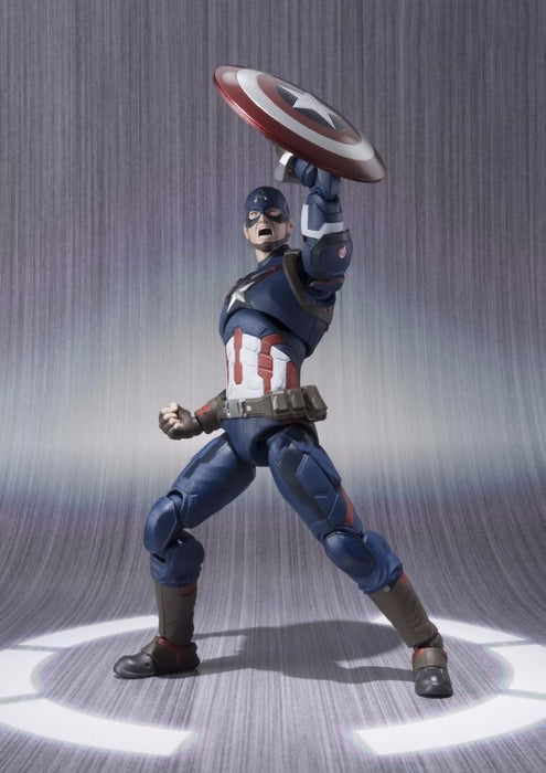 Shfiguarts Avengers Age Of Ultron Captain America Action Figure Bandai Japan