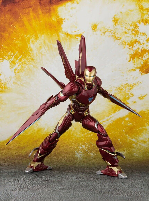 Shfiguarts Avengers Infinity War Ensemble d'armes Iron Man Mark 50 Nano Bandai