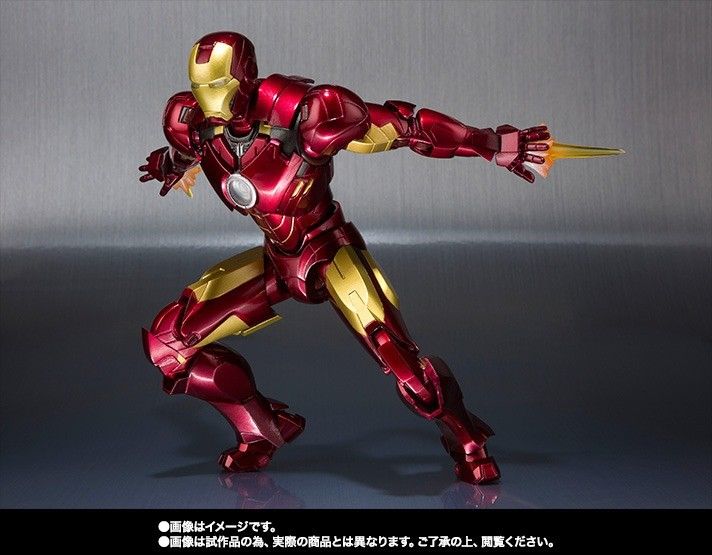 S.h.figuarts Iron Man Mark 4 Mk-4 Iv Action Figure Bandai