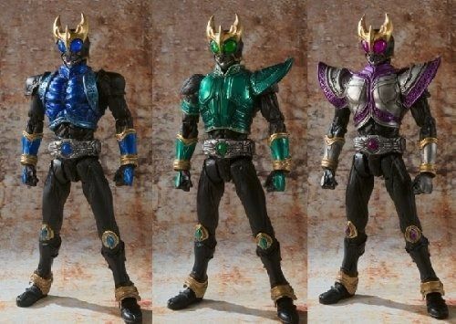 S.i.c. Kiwami Damashii Masked Kamen Rider Kuuga 3 Form Set Action Figu