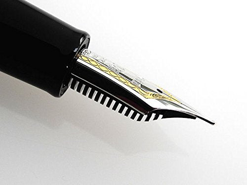 SAILOR Professional Gear Silver Fountain Pen Black Mf 11-2037-320