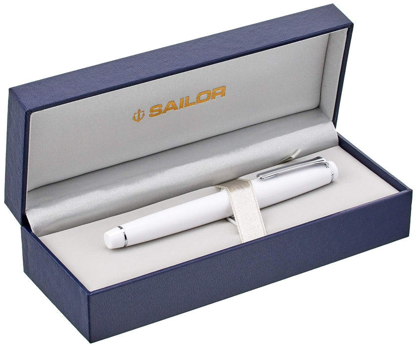 SAILOR Professional Gear Slim Silver Fp White Ms 11-1222-910