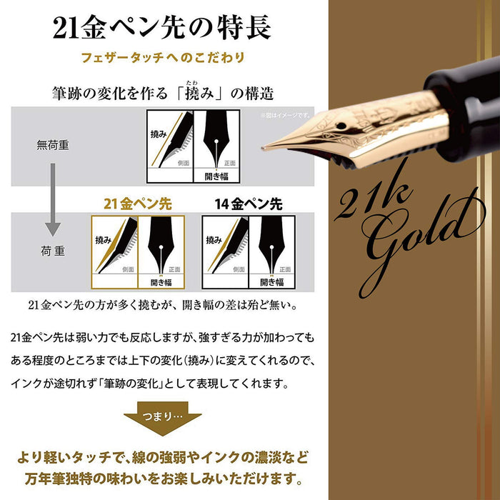Sailor Fountain Pen Fountain Pen Profit 21 Black Zoom 11-2021-720