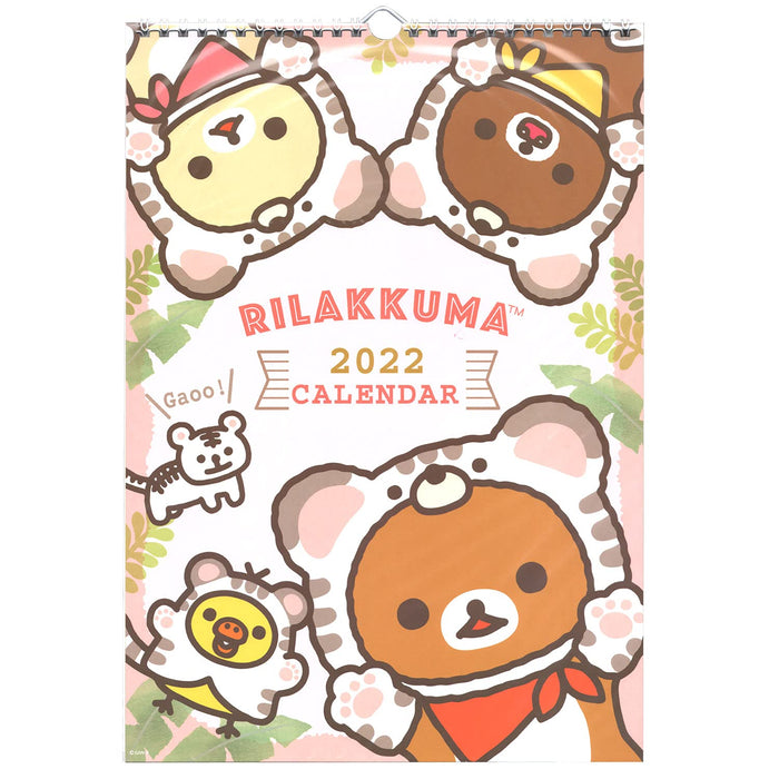 San-X Rilakkuma 2022 Calendar Wall Hanging B4 CD35801