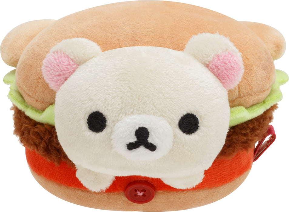 San-X Hamburger Stuffed Toy Set (Rilakkuma, Korilakkuma, Chai Roikoguma) Mf90801