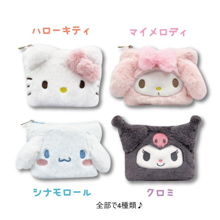 San-X Hello Kitty Fluffy Cosmetic Pouch 34201255