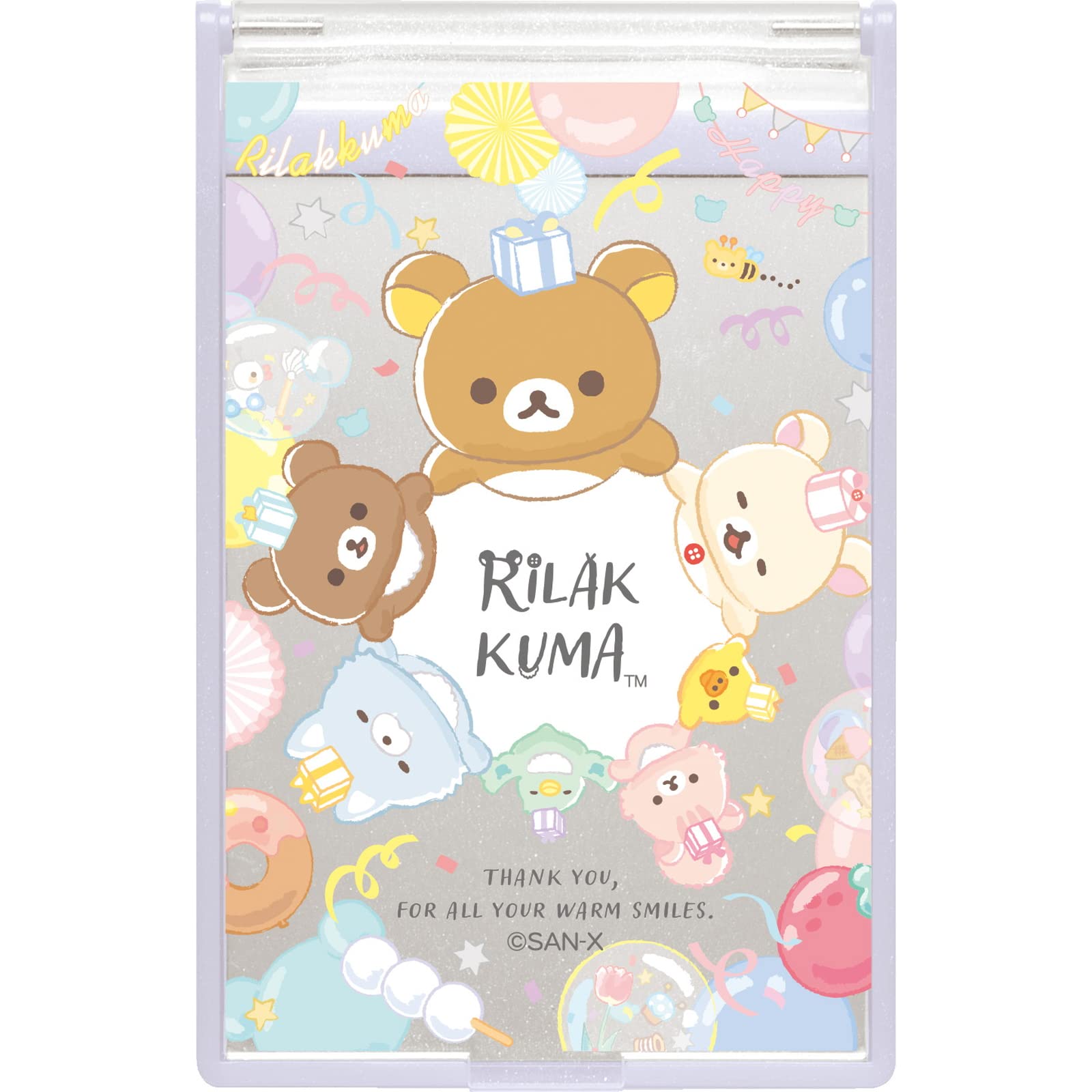San-X Mini Mirror with Rilakkuma Character Mix Design Product Fe36901- Japan Figure Store - #1 Bring To You The Best Japanese Goods
