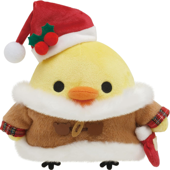 San-X Rilakkuma Christmas Mo27801 110x140x95mm Stuffed Toy Kiiroitori