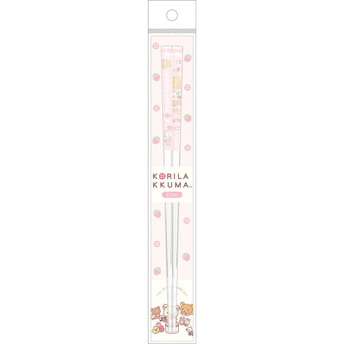 San-X Rilakkuma Clear Chopsticks Ka24801 Size 21cm - Durable 2024-02 Version