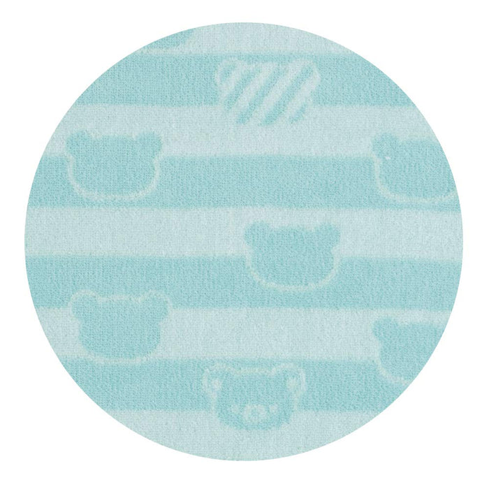 San-X Rilakkuma Blue Face Towel Soft Absorbent Compact Size - CM17301