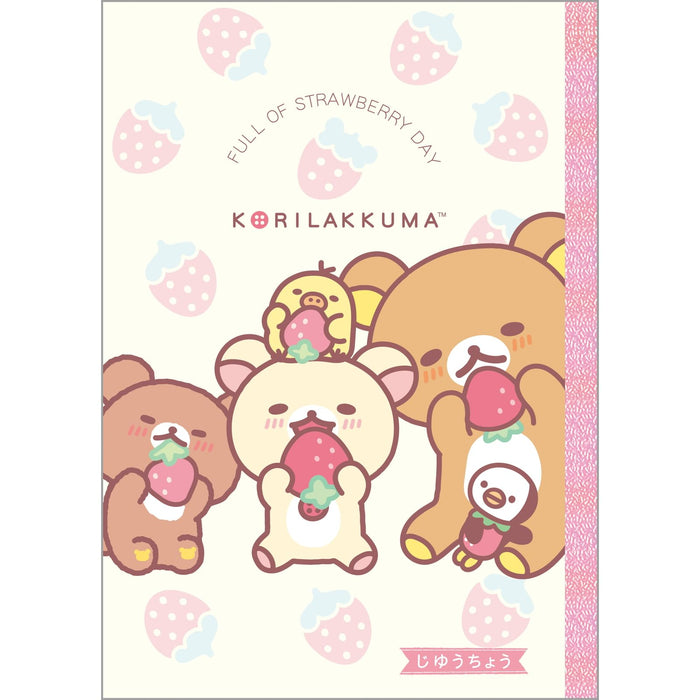 San-X 2024 Rilakkuma Stationery Notebook Size H25.2 x W17.9 x D0.4cm