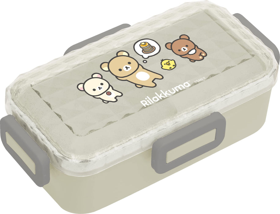 San-X Rilakkuma 4-Piece Diamond Cut Fluffy Lunch Box Set