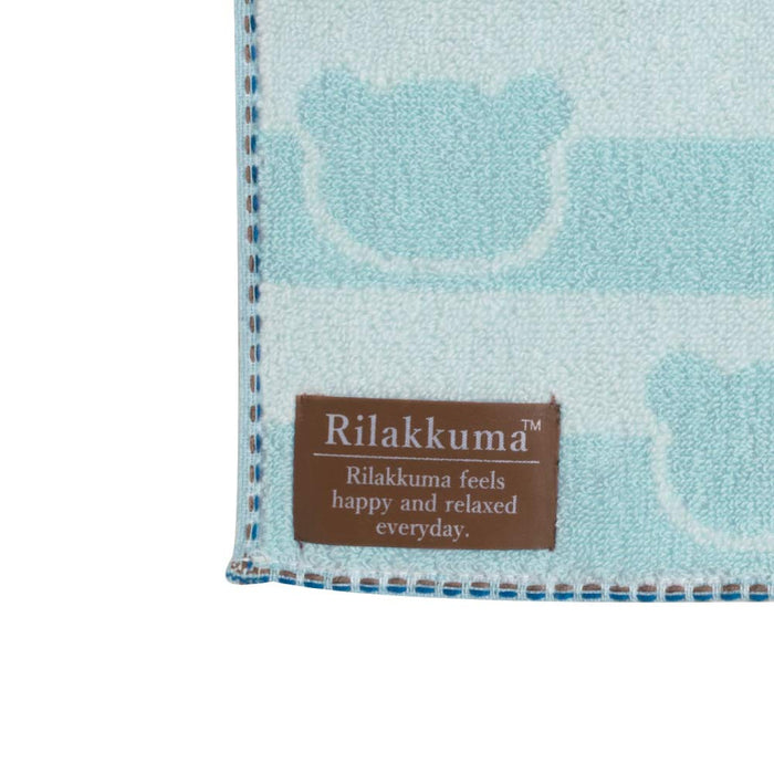 San-X Rilakkuma Blue Mini Towel Compact Size Product Code CM16901