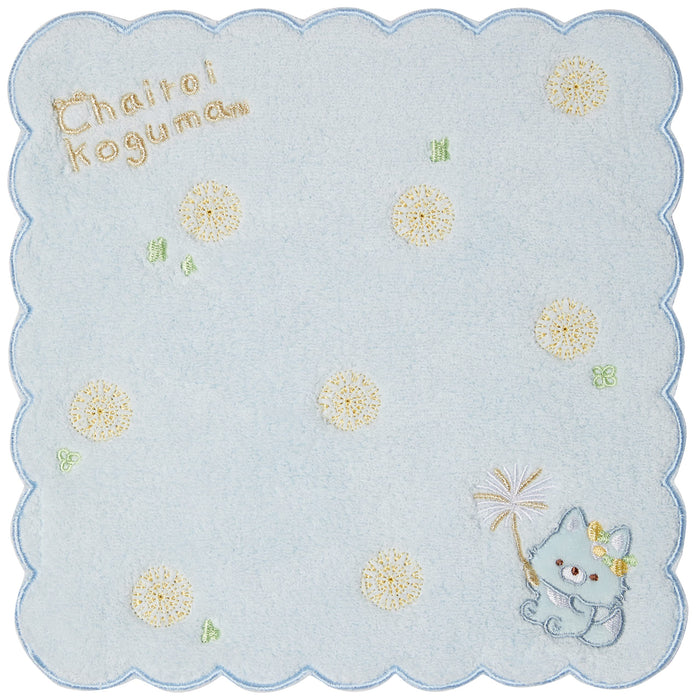 San-X Rilakkuma Dandelion and Hamsters Mini Towel Antibacterial Deodorizing Blue - Wolf