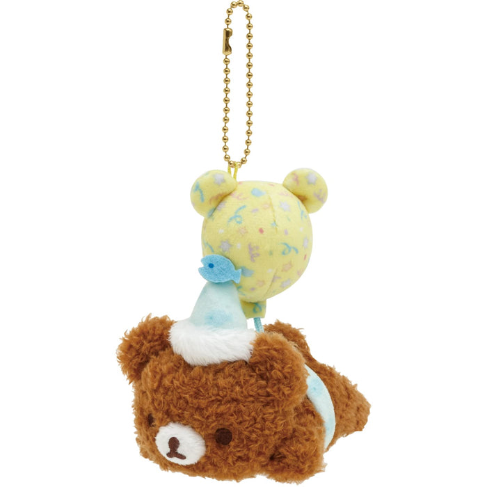 San-X Rilakkuma Smile Happy For You Chiiroikoguma Hanging Stuffed Toy MF81501