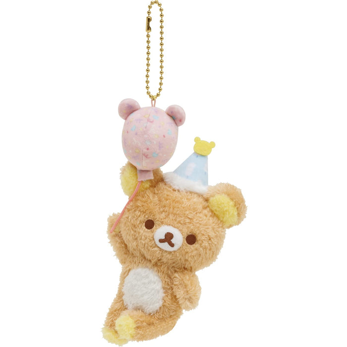 San-X Rilakkuma Smile Happy For You Hanging Stuffed Toy Mf81401
