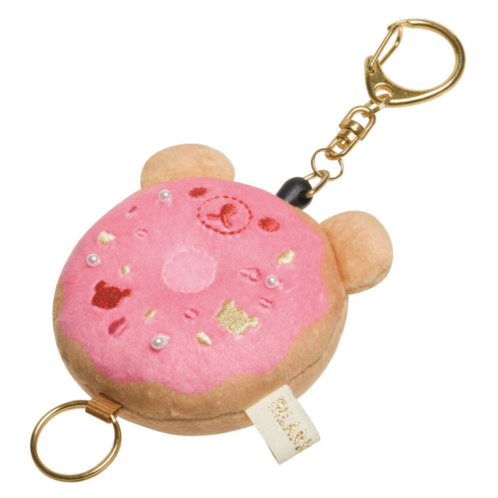San-X Rilakkuma Donut Keychain Plush - Compact Lightweight Accessory Ay29201