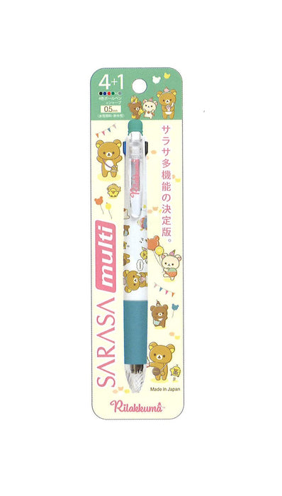 San-X Rilakkuma 4+1 Sarasa Multi Pen Pr06701 for Versatile Writing