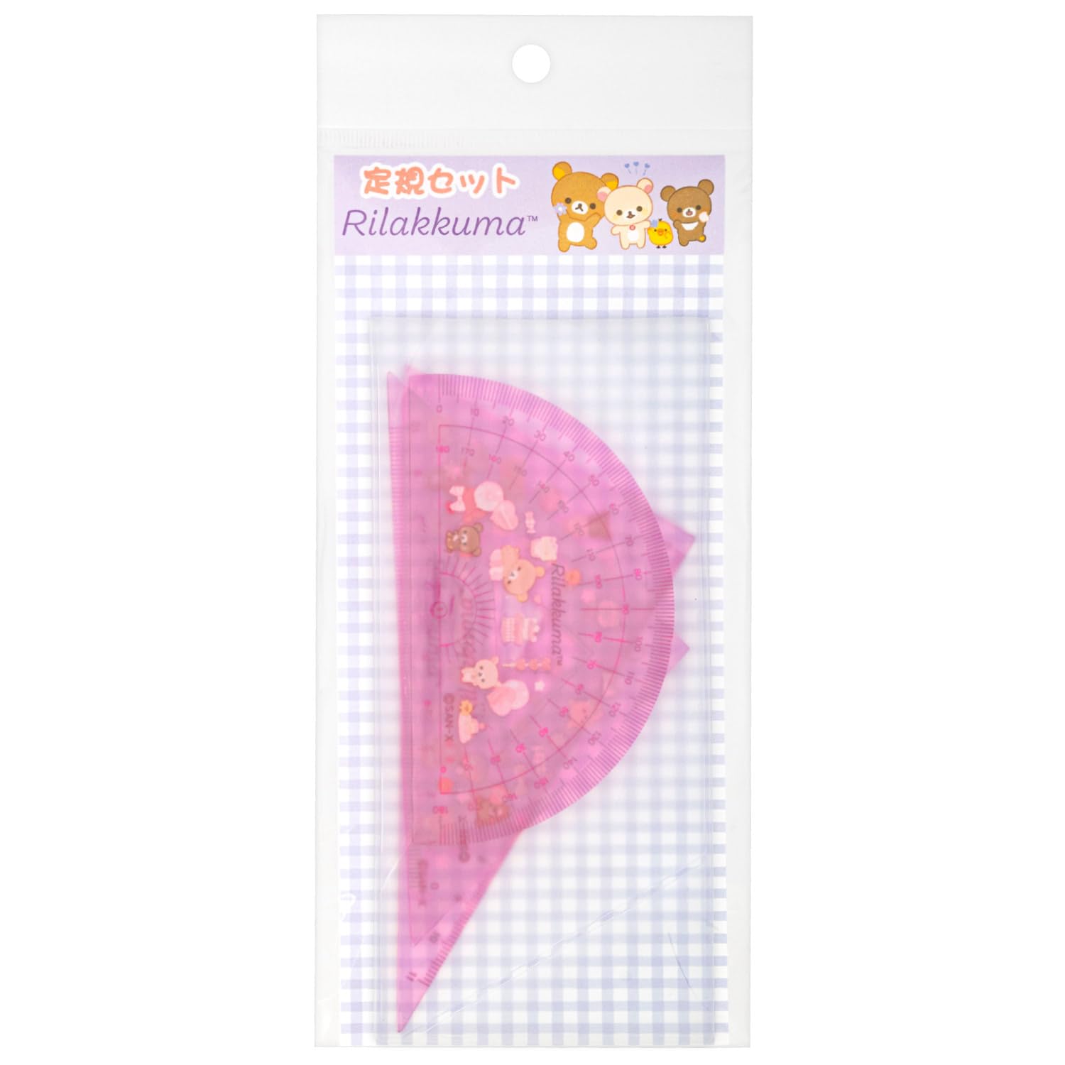 San-X Rilakkuma Triangular Ruler Set Precision Measuring Tools