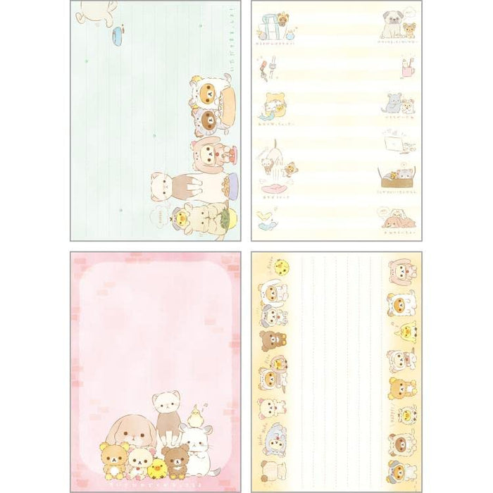 San-X Rilakkuma Your Little Family Memo Pad for Home and Office Use