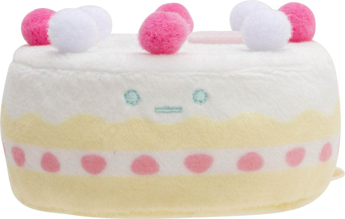 SAN-X Sumikko Gurashi Oshigoto-Gokko Series Hand Sized Plush Doll Set Cake And Neko Cake Shop