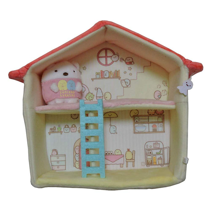 SAN-X Sumikko Gurashi Sumikko House Plush Toy Red Roof Tjn